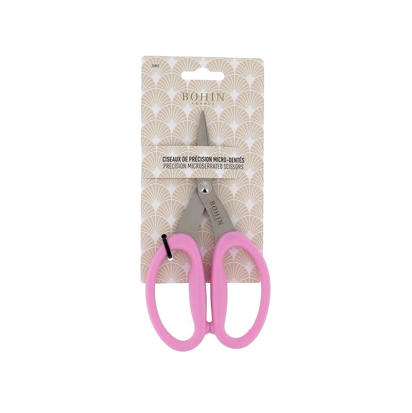 Bohin Micro-Serrated Scissor - Pink