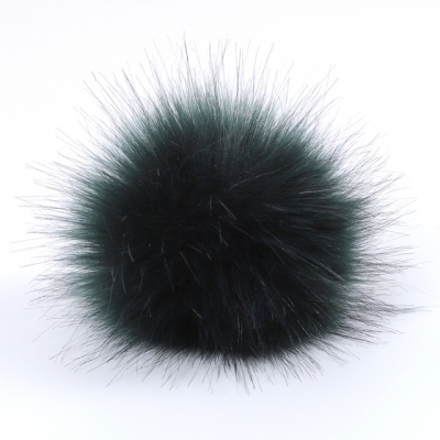 5" Jumbo Pom Pom w/snap FOREST