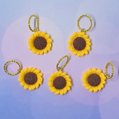 Stitch Marker Sunflower