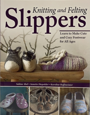 Knitting and Felting Slippers