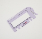 Needle & Crochet View Sizer with Yarn Cutter - Lilac