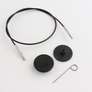 Knit Pro Nylon Cord Black 14"/24"