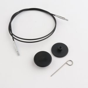 Knit Pro Nylon Cord Black 22"/32"