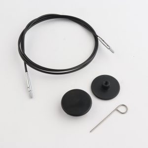 Knit Pro Nylon Cord Black 30"/40"