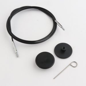 Knit Pro Nylon Cord Black 37"/47"