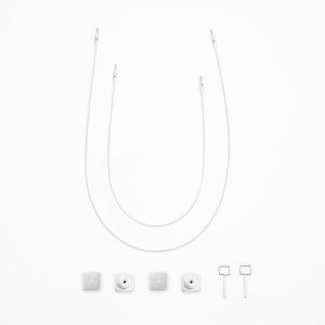 Petite Stainless Steel 22" Fixed Cable to make 32" (pack of 2)