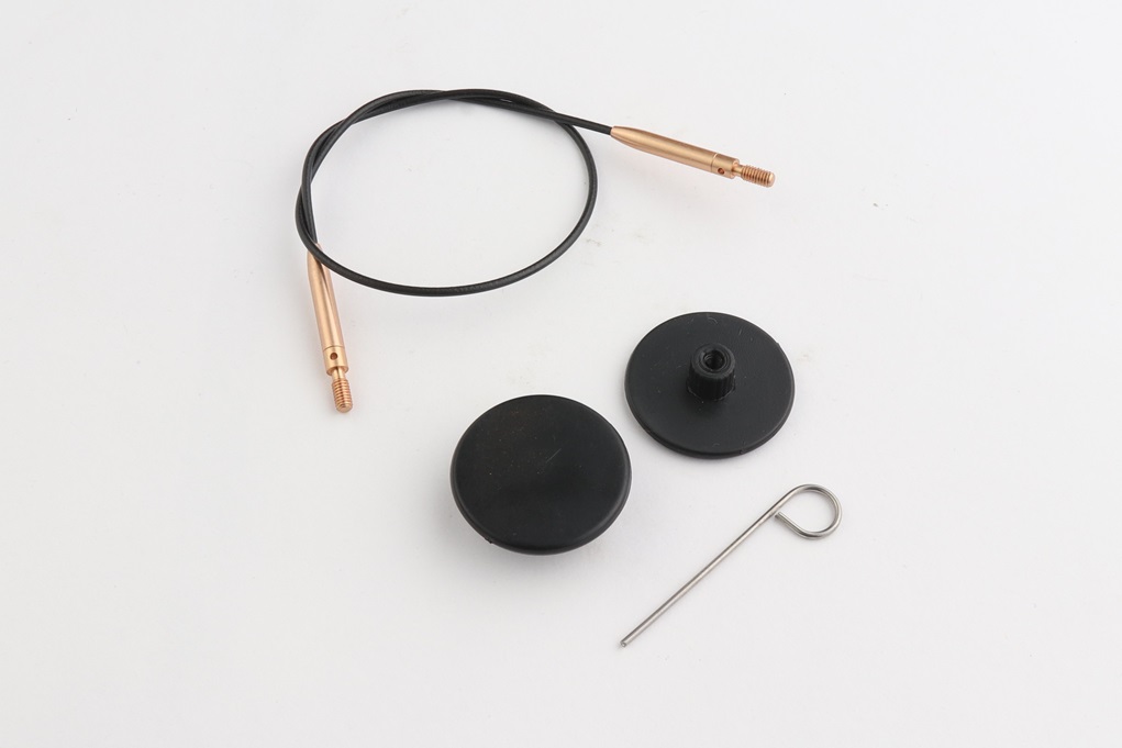 Knit Pro Swivel Cord with Gold 8"/16"