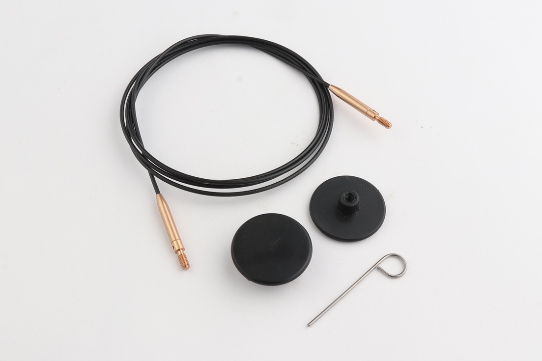 Knit Pro Swivel Cord with Gold 37"/47"