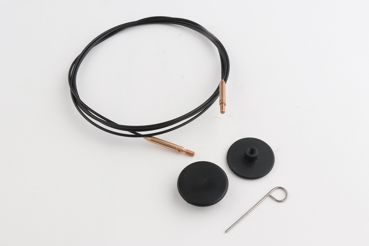 Knit Pro Swivel Cord with Gold 50"/60"