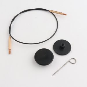 Knit Pro Fixed Cord with Gold 12"/20"