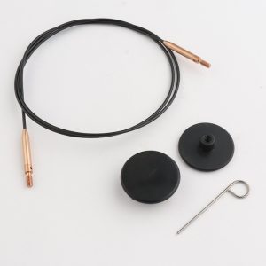 Knit Pro Fixed Cord with Gold 22"/32"