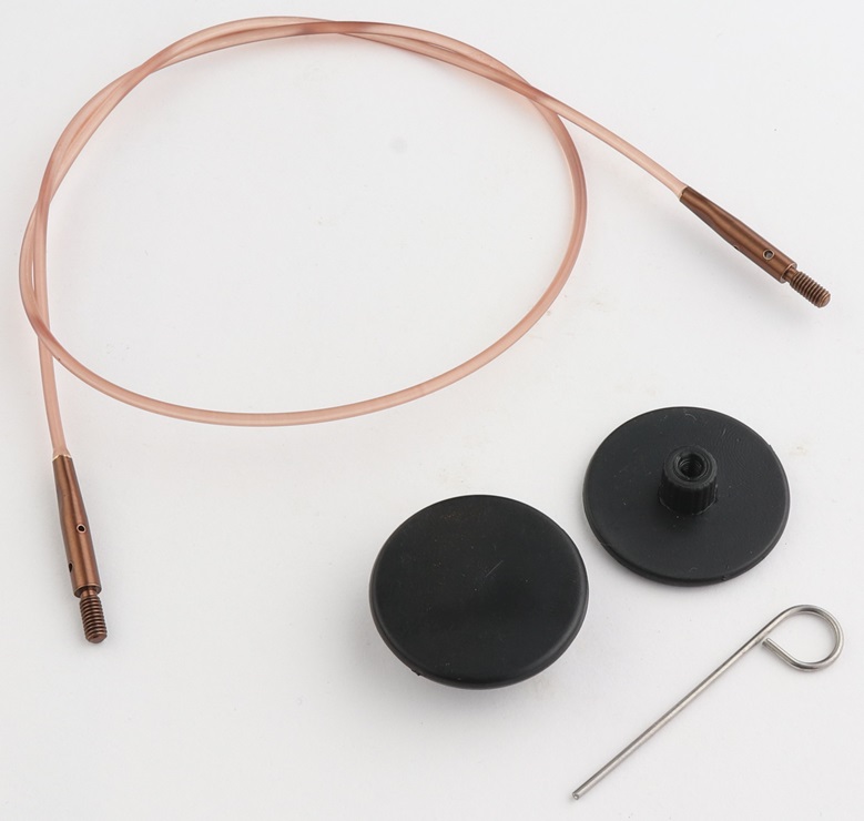 Knit Pro Nylon Cord Brown 14"/24"