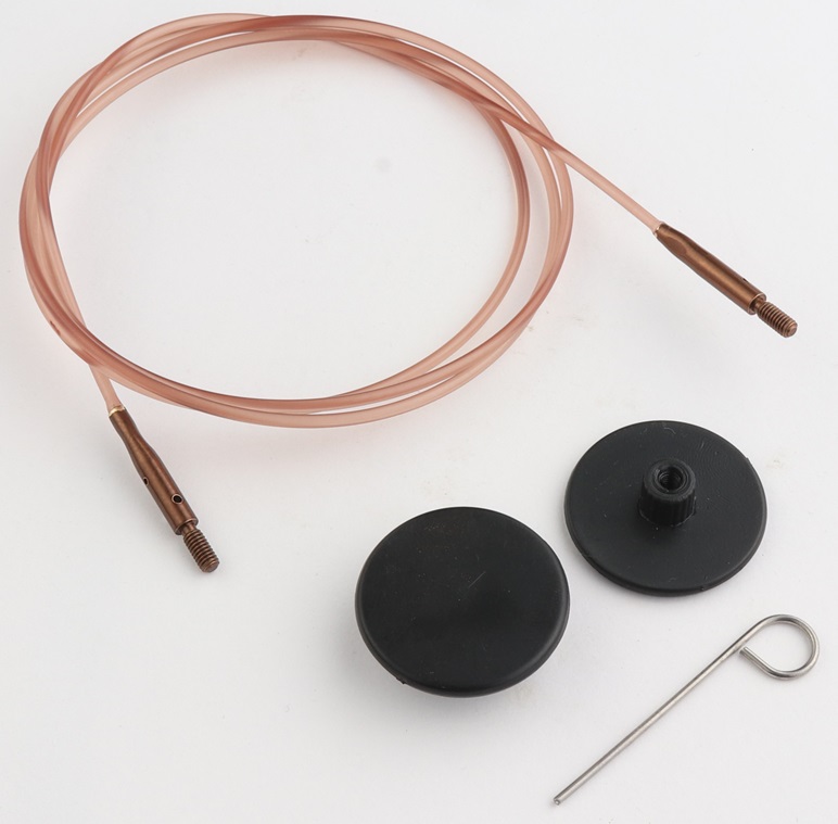 Knit Pro Nylon Cord Brown 30"/40"