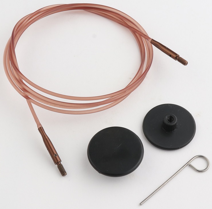 Knit Pro Nylon Cord Brown 37"/47"