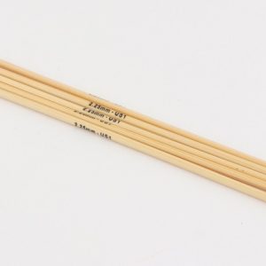 Knit Pro Bamboo 8" Double Points US 1