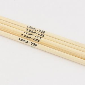 Knit Pro Bamboo 8" Double Points US 6