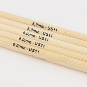 Knit Pro Bamboo 8" Double Points US 11