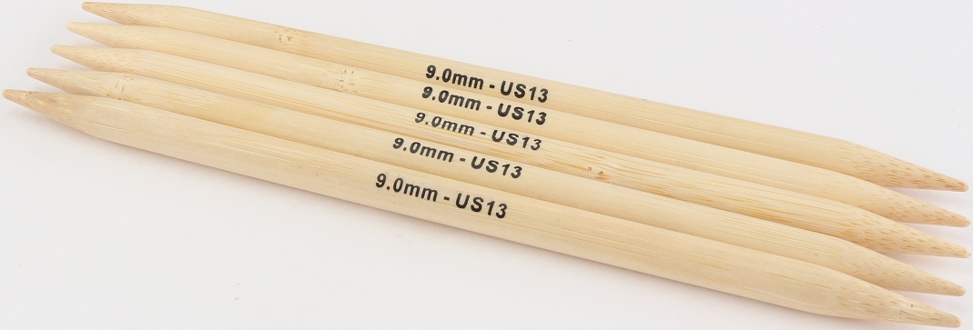 Knit Pro Bamboo 8" Double Points US 13