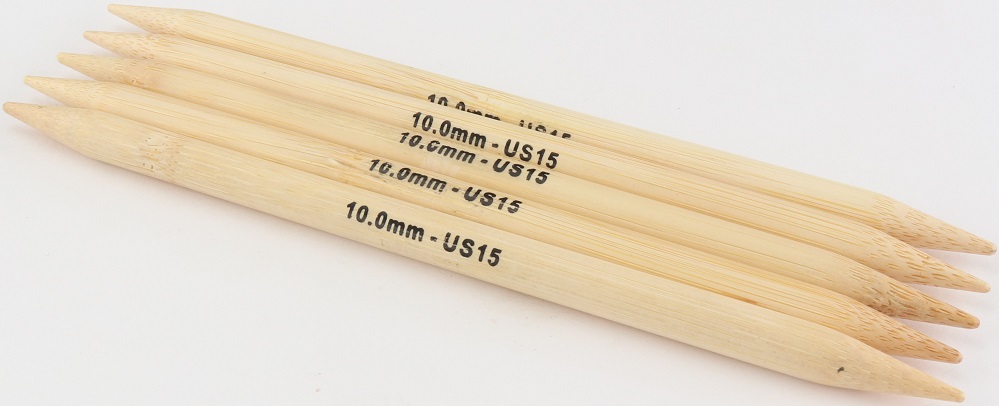 Knit Pro Bamboo 8" Double Points US 15
