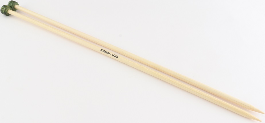 Knit Pro Bamboo 10" Single Points US 8