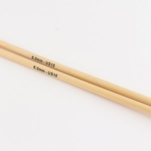 Knit Pro Bamboo 10" Single Points US 10