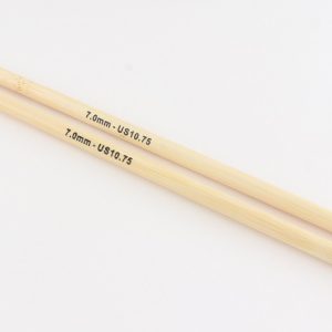 Knit Pro Bamboo 10" Single Points US 10¾ 7mm