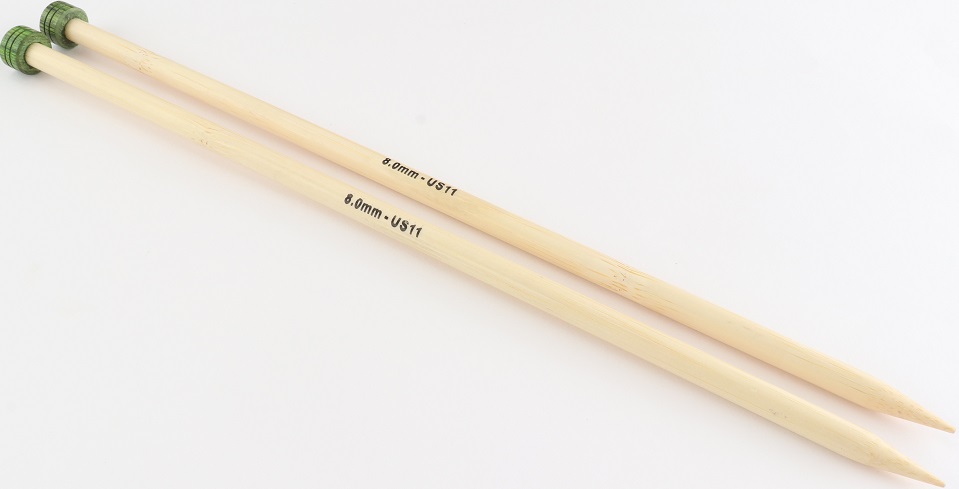 Knit Pro Bamboo 10" Single Points US 11