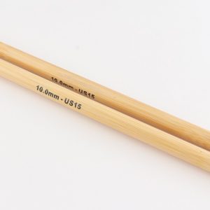 Knit Pro Bamboo 10" Single Points US 15