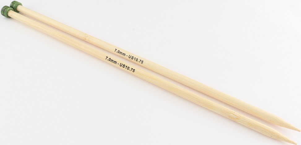 Knit Pro Bamboo 12" Single Points US 10¾ 7mm