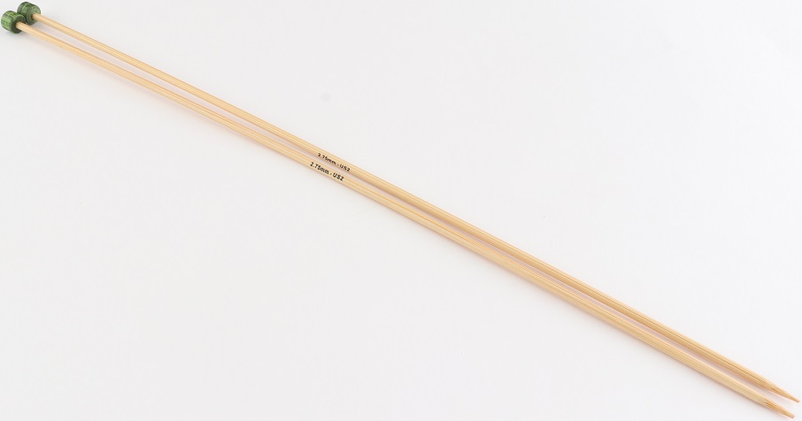 Knit Pro Bamboo 13" Single Points US 2