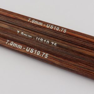 Ginger 8" Double Points US 10¾ 7.0mm