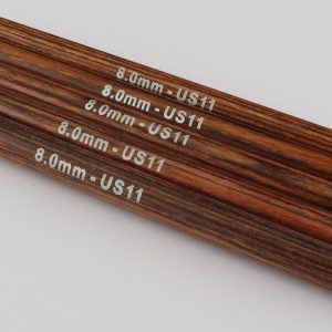 Ginger 8" Double Points US 11