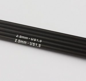 Karbonz 8" Double Points US 1½ 2.5mm