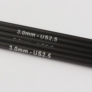 Karbonz 8" Double Points US 2½ 3.0mm