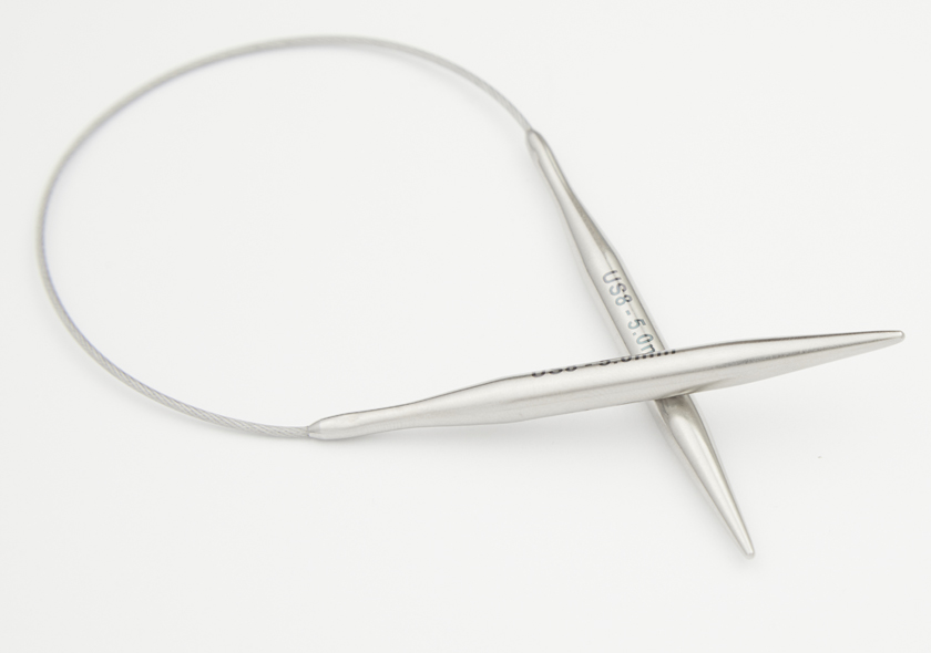 Stelo Stainless Steel Lace Circular 16" US 10½