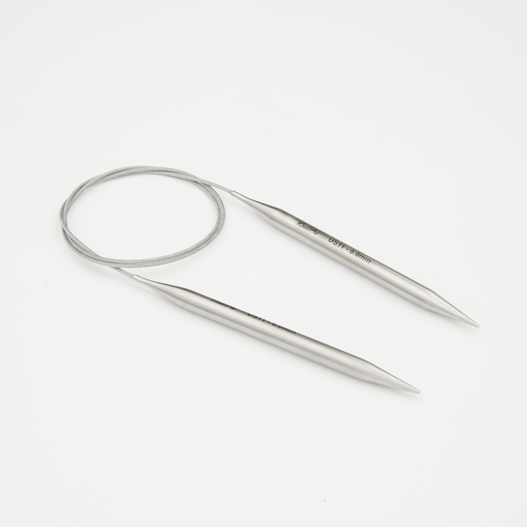 Stelo Stainless Steel Lace Circular 40" US 1½