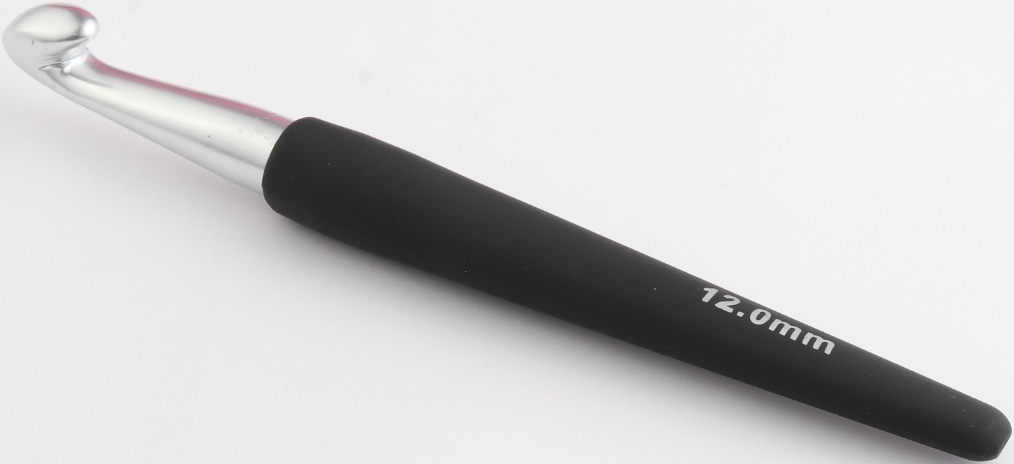 Aluminum Silver Hook with Soft Handle 12mm