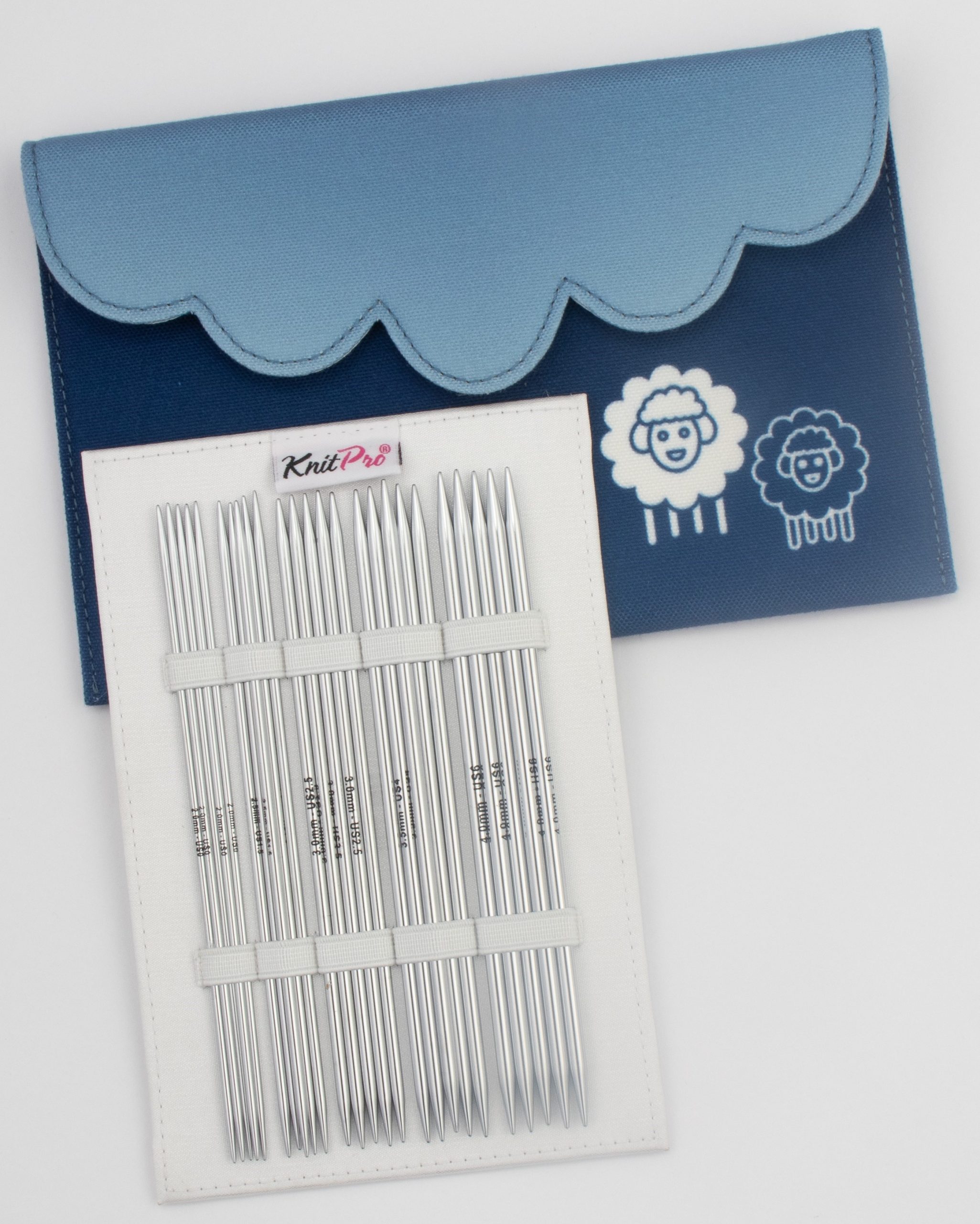 Nova Deluxe 6" Double Pointed Set (0,1,1½,2,2½-6)