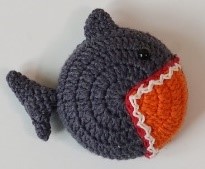 Crocheted SHARK Tape 10130