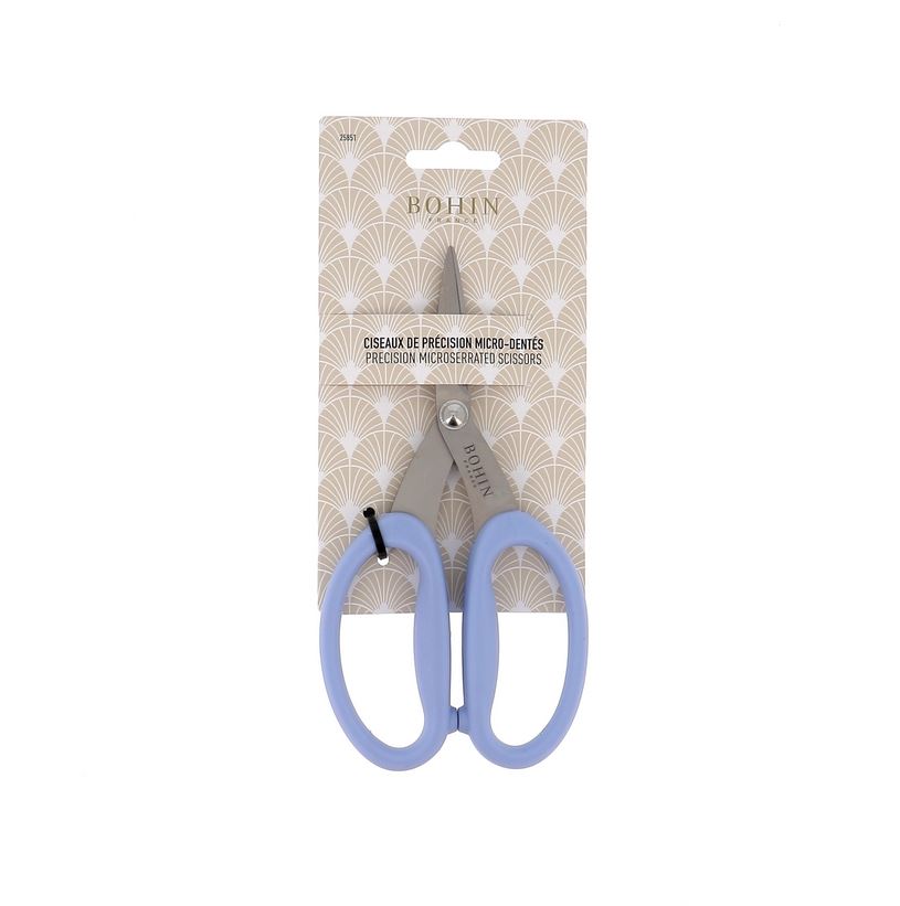 Bohin Micro-Serrated Scissor - Blue