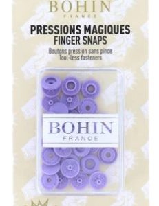 Bohin 3/8" Finger Snaps Mauve