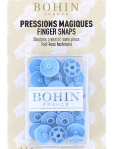 Bohin 1/2" Finger Snaps Sky Blue