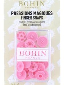 Bohin 1/2" Finger Snaps Pink
