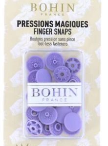Bohin 1/2" Finger Snaps Mauve