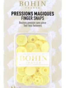 Bohin 1/2" Finger Snaps Yellow