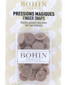 Bohin 1/2" Finger Snaps Beige