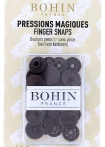 Bohin 1/2" Finger Snaps Brown