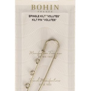 Bohin 3" Kilt Pin Gilted Brass