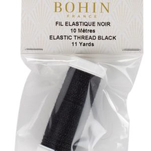Bohin Elastic Thread 11yd - Black