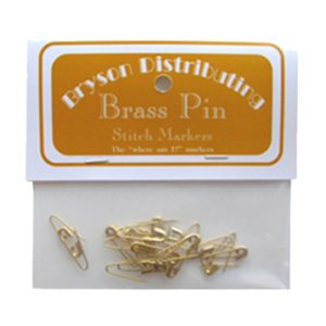 Bryson Coiless Brass Pins  ¾"